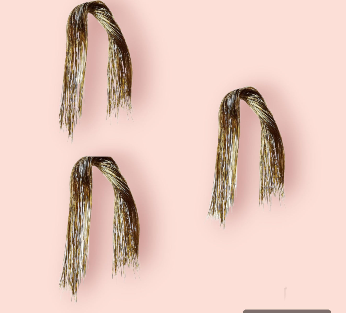 Wondershop Icicles Tinsel Christmas Tree Decoration Gold 3 Packages 1000 Count Each