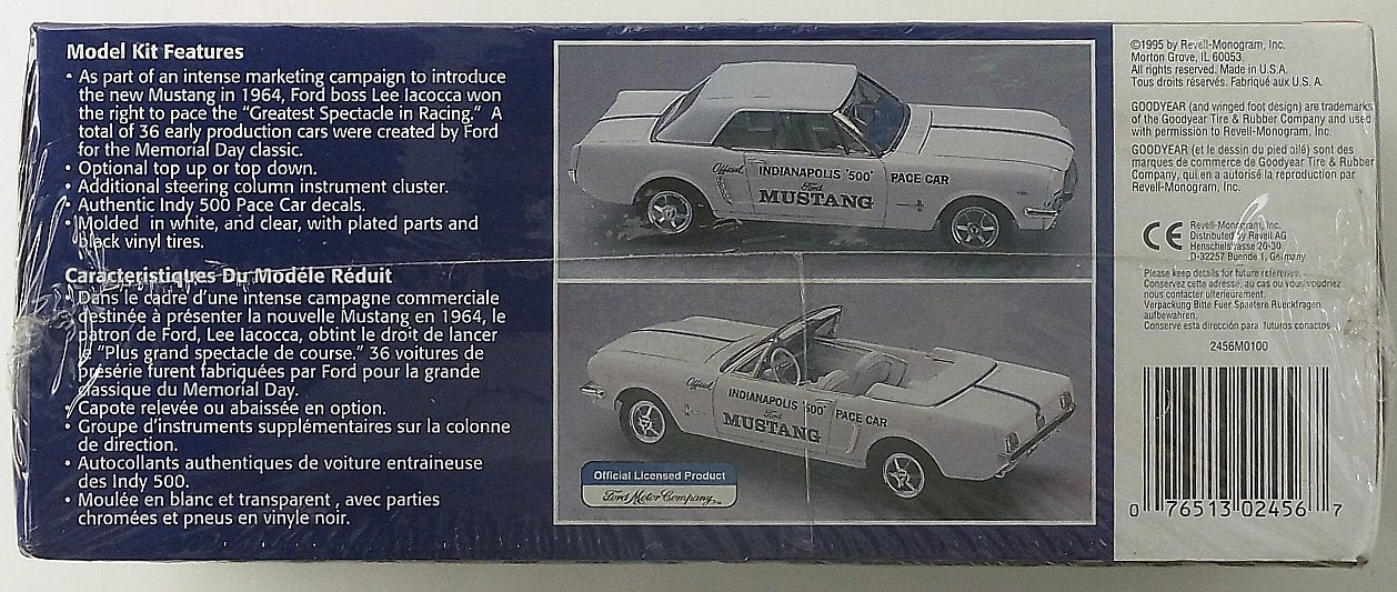 "64 Mustang Indy "Pace Car" - 1/24 Scale