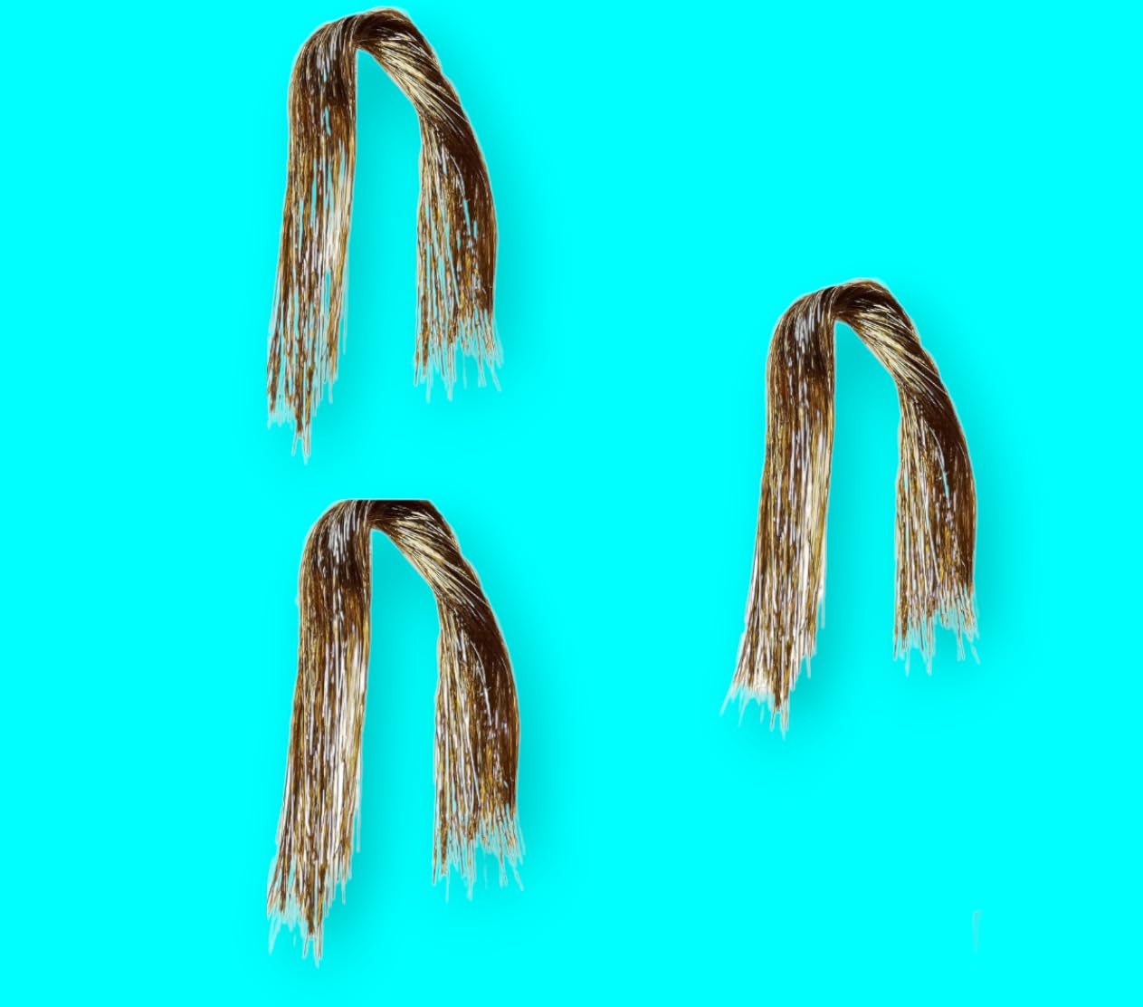 Wondershop Icicles Tinsel Christmas Tree Decoration Gold 3 Packages 1000 Count Each