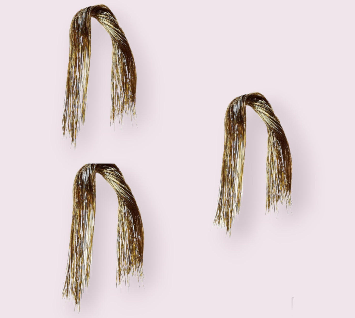 Wondershop Icicles Tinsel Christmas Tree Decoration Gold 3 Packages 1000 Count Each