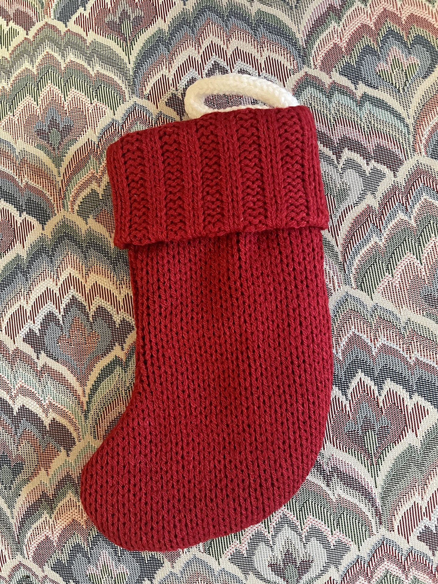 Wondershop Stocking Christmas Stockings with Initials l Mini RED Stocking Monogram Letter D 8.5" l Lettered Christmas Stockings l Monogrammed Stockings Christmas