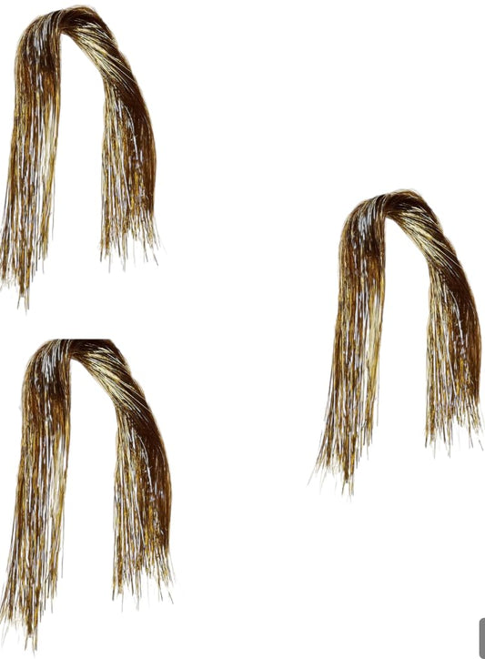 Wondershop Icicles Tinsel Christmas Tree Decoration Gold 3 Packages 1000 Count Each